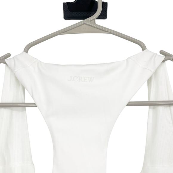 J Crew White Sports Dress With Shorts Side Slit Pickleball Tennis Size Small NWT - Picture 5 of 6